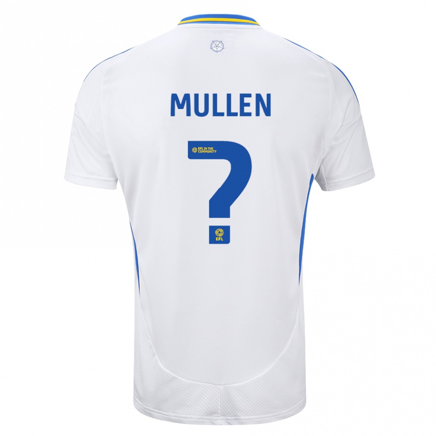 Enfant Football Maillot Jeremiah Chilokoa-Mullen #0 Blanc Bleu Tenues Domicile 2024/25 Canada