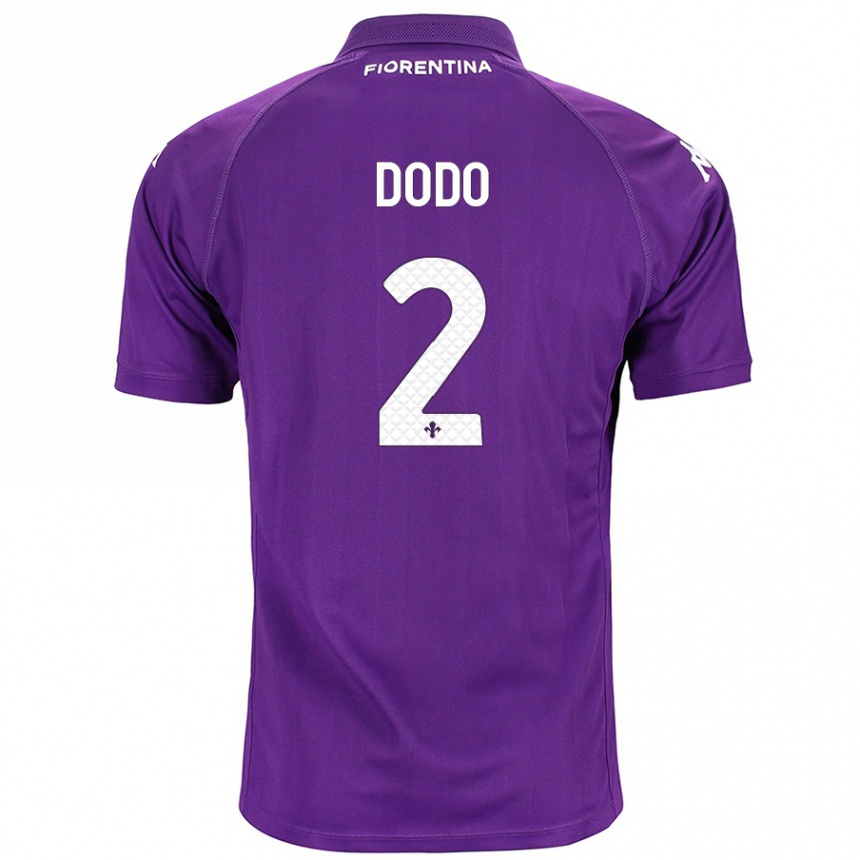 Kids Football Dodô #2 Purple Home Jersey 2024/25 T-Shirt Canada