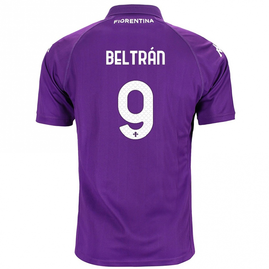 Kids Football Lucas Beltrán #9 Purple Home Jersey 2024/25 T-Shirt Canada