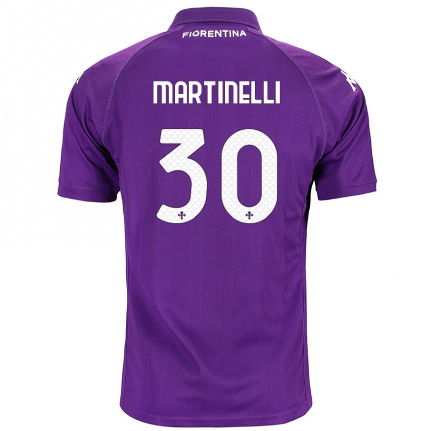 Enfant Football Maillot Tommaso Martinelli #30 Violet Tenues Domicile 2024/25 Canada