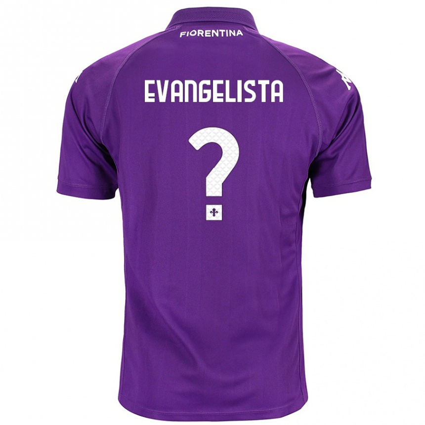 Kids Football Carlo Evangelista #0 Purple Home Jersey 2024/25 T-Shirt Canada