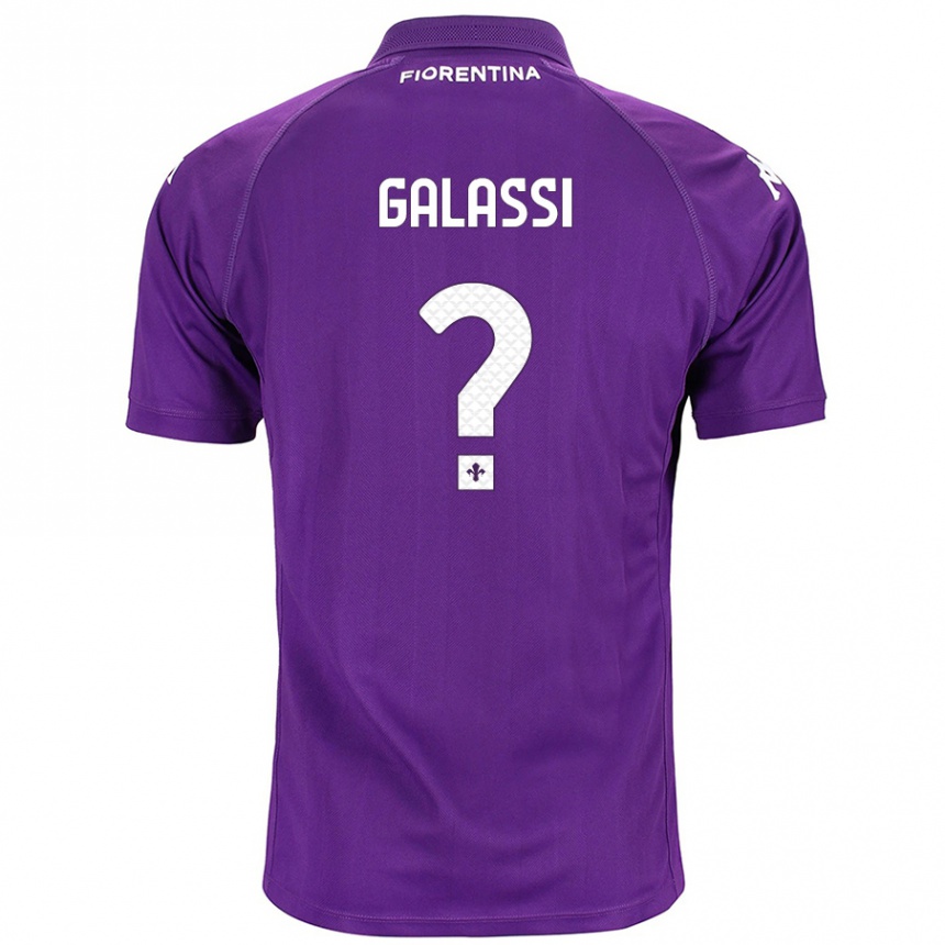 Kids Football Andrea Galassi #0 Purple Home Jersey 2024/25 T-Shirt Canada