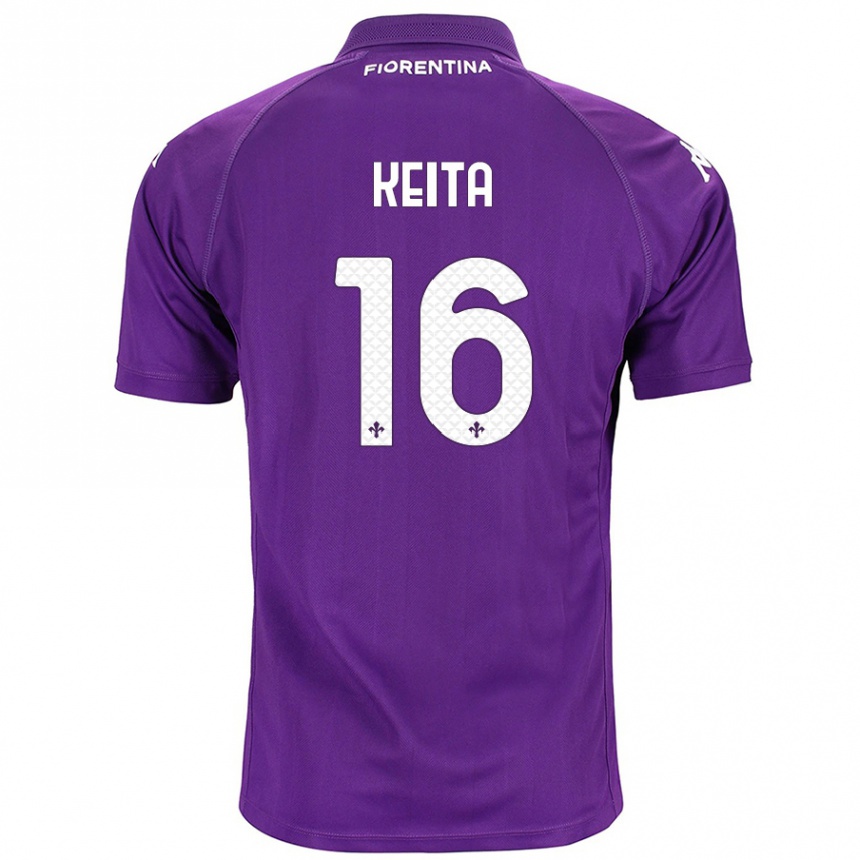 Enfant Football Maillot Bala Keita #16 Violet Tenues Domicile 2024/25 Canada