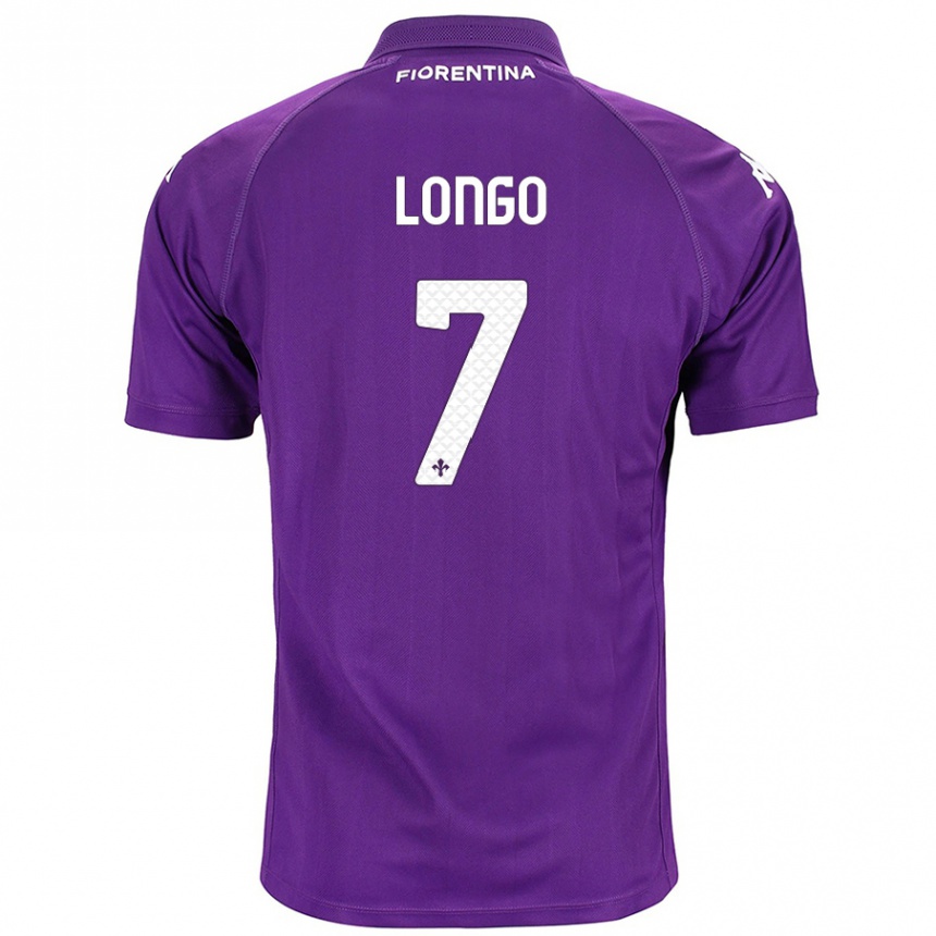 Enfant Football Maillot Miriam Longo #7 Violet Tenues Domicile 2024/25 Canada