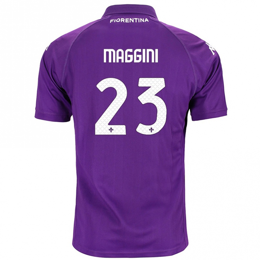 Enfant Football Maillot Filippo Maggini #23 Violet Tenues Domicile 2024/25 Canada