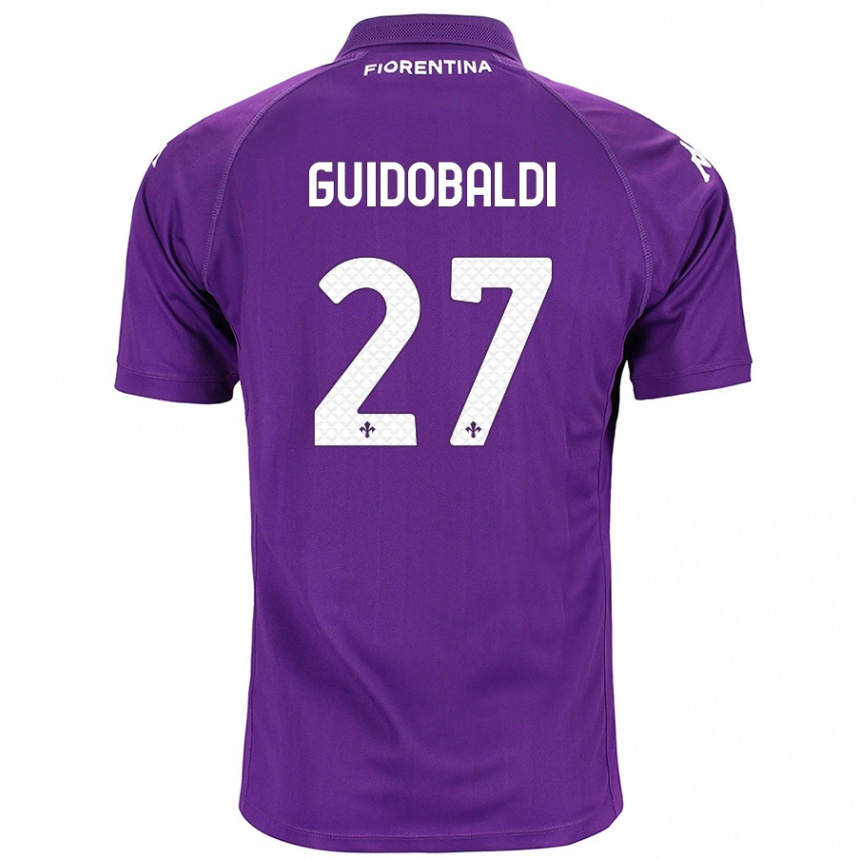 Enfant Football Maillot Filippo Guidobaldi #27 Violet Tenues Domicile 2024/25 Canada