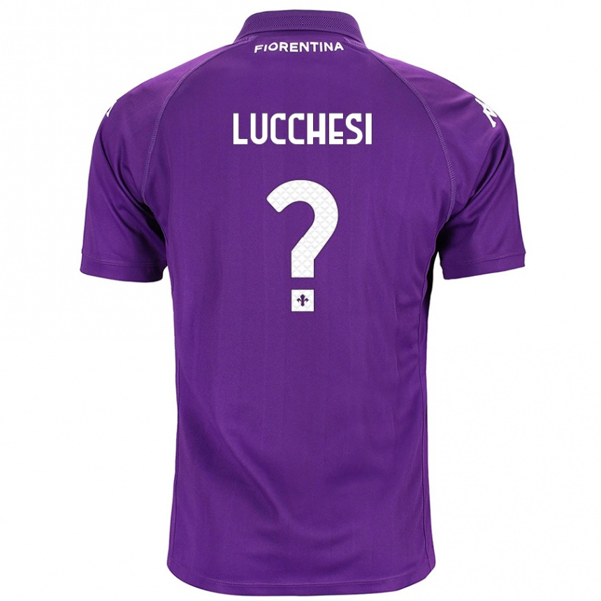 Enfant Football Maillot Andrea Lucchesi #0 Violet Tenues Domicile 2024/25 Canada