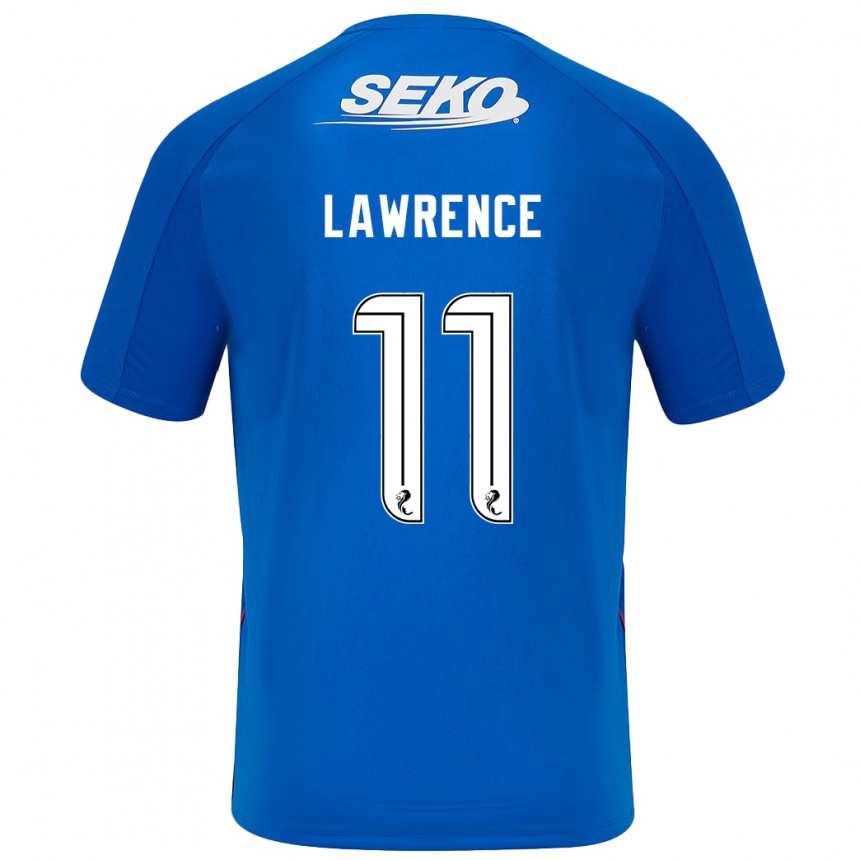 Enfant Football Maillot Tom Lawrence #11 Bleu Foncé Tenues Domicile 2024/25 Canada