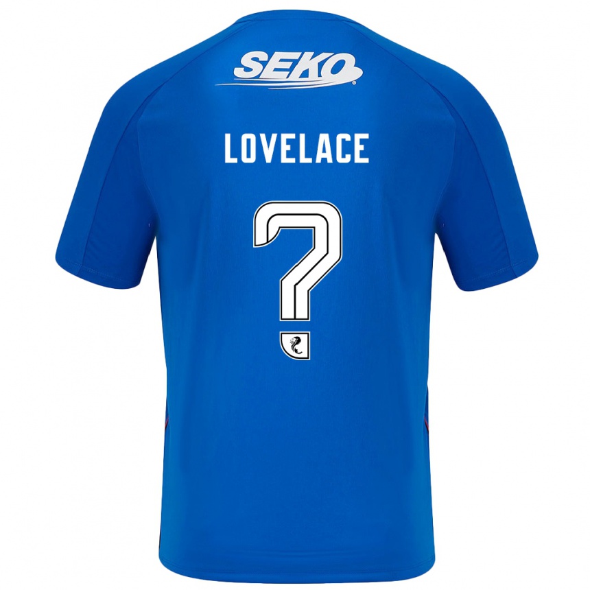 Enfant Football Maillot Zak Lovelace #0 Bleu Foncé Tenues Domicile 2024/25 Canada