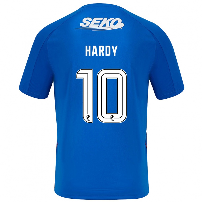 Kids Football Rio Hardy #10 Dark Blue Home Jersey 2024/25 T-Shirt Canada