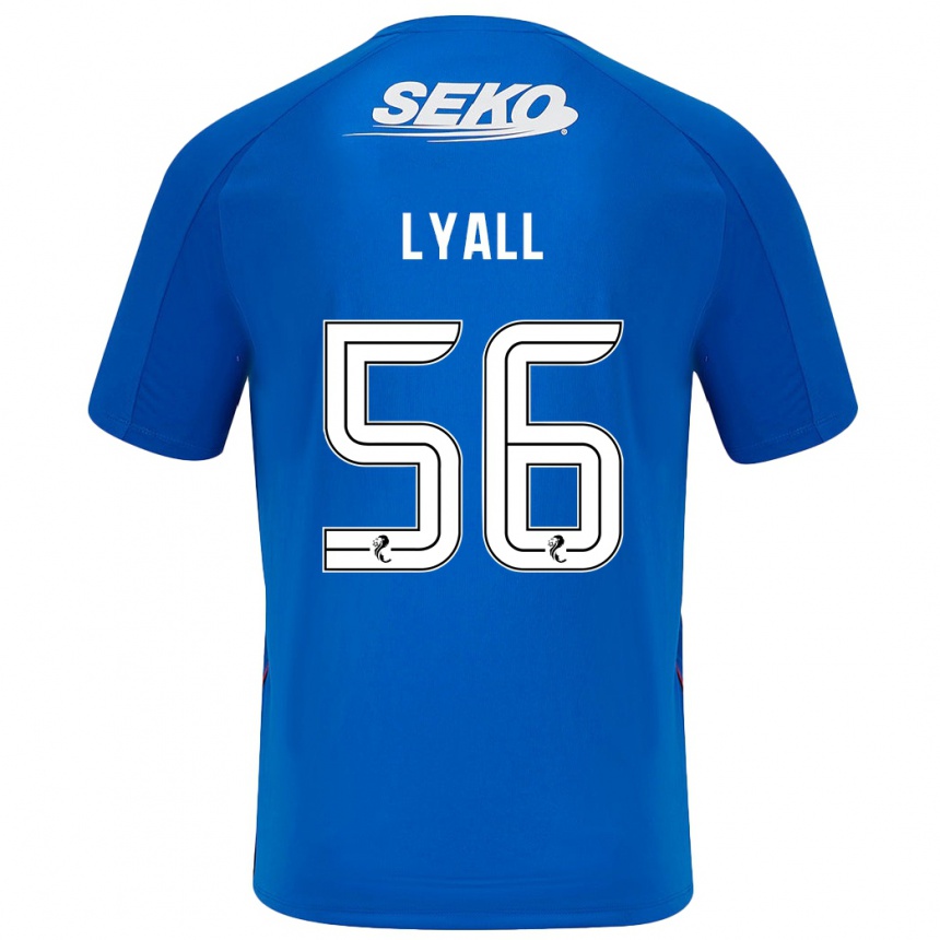 Kids Football Arron Lyall #56 Dark Blue Home Jersey 2024/25 T-Shirt Canada