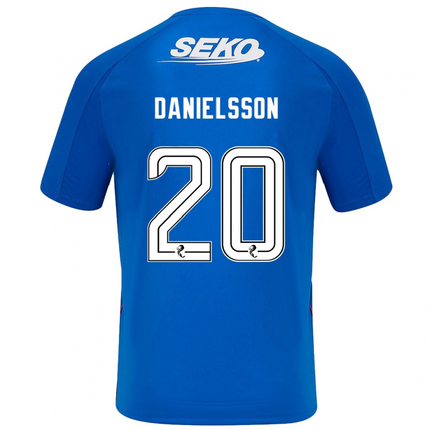 Kids Football Jenny Julia Danielsson #20 Dark Blue Home Jersey 2024/25 T-Shirt Canada