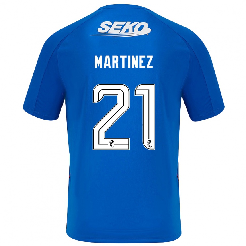 Enfant Football Maillot Lisa Martinez #21 Bleu Foncé Tenues Domicile 2024/25 Canada