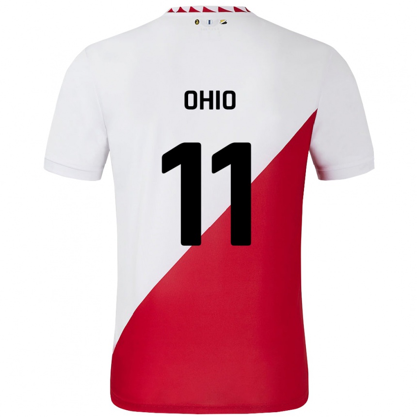 Kids Football Noah Ohio #11 White Red Home Jersey 2024/25 T-Shirt Canada