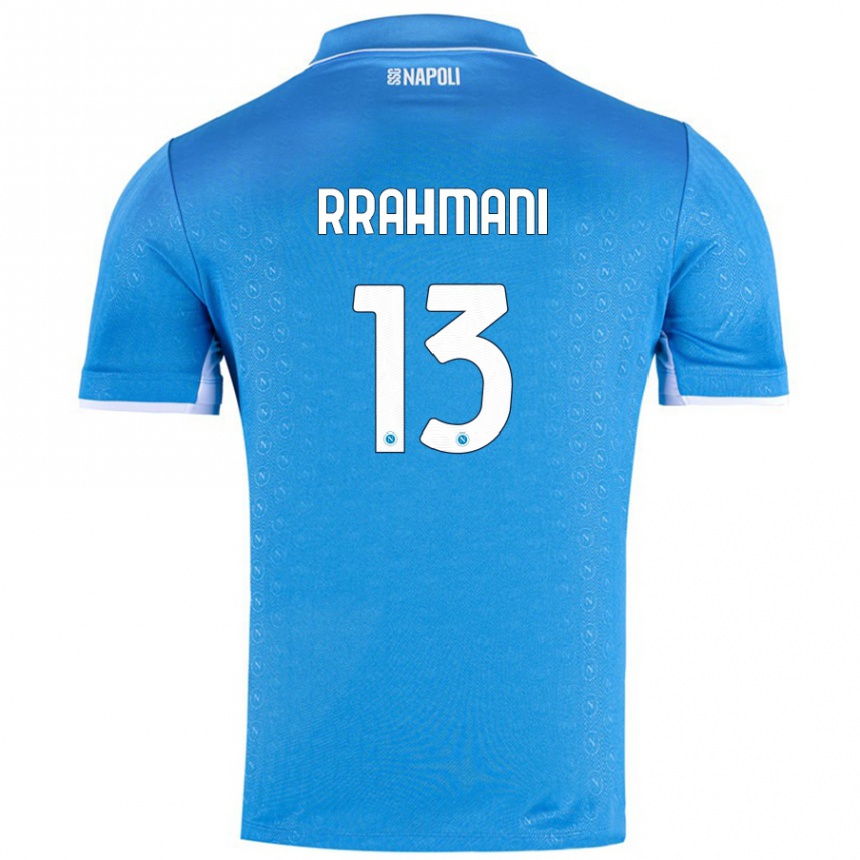 Enfant Football Maillot Amir Rrahmani #13 Bleu Ciel Tenues Domicile 2024/25 Canada