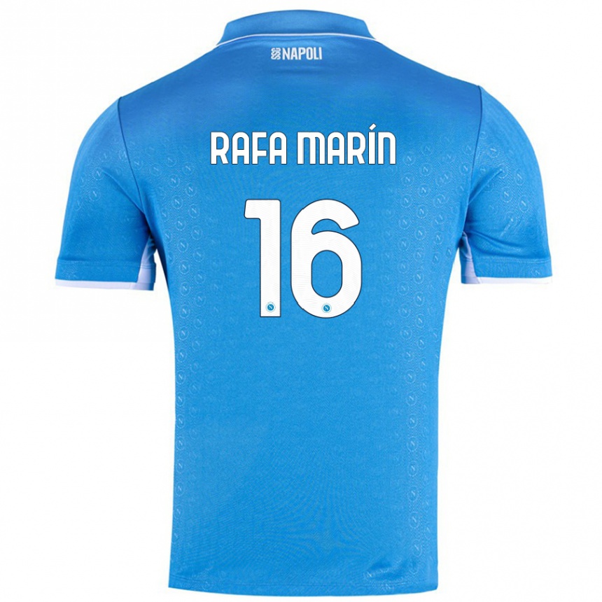 Enfant Football Maillot Rafa Marín #16 Bleu Ciel Tenues Domicile 2024/25 Canada