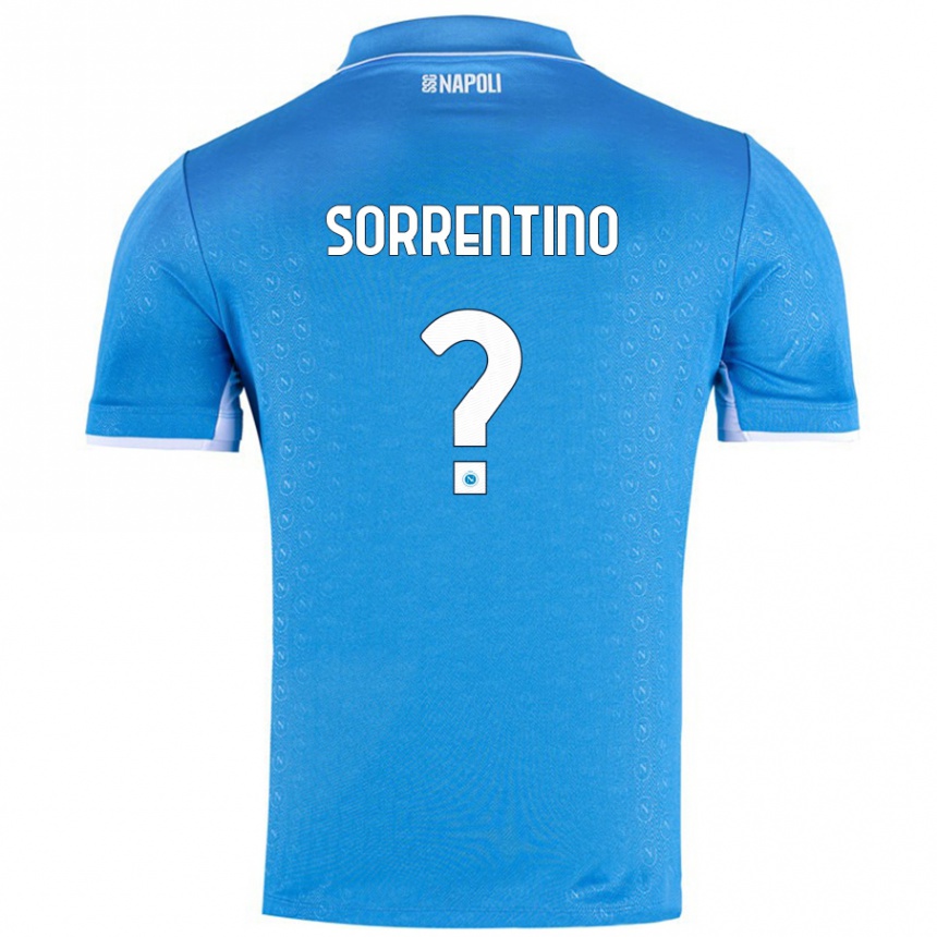 Enfant Football Maillot Andrea Sorrentino #0 Bleu Ciel Tenues Domicile 2024/25 Canada