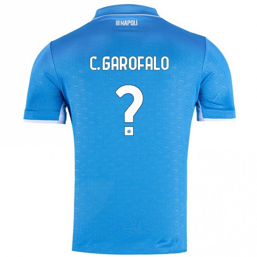 Enfant Football Maillot Christian Garofalo #0 Bleu Ciel Tenues Domicile 2024/25 Canada