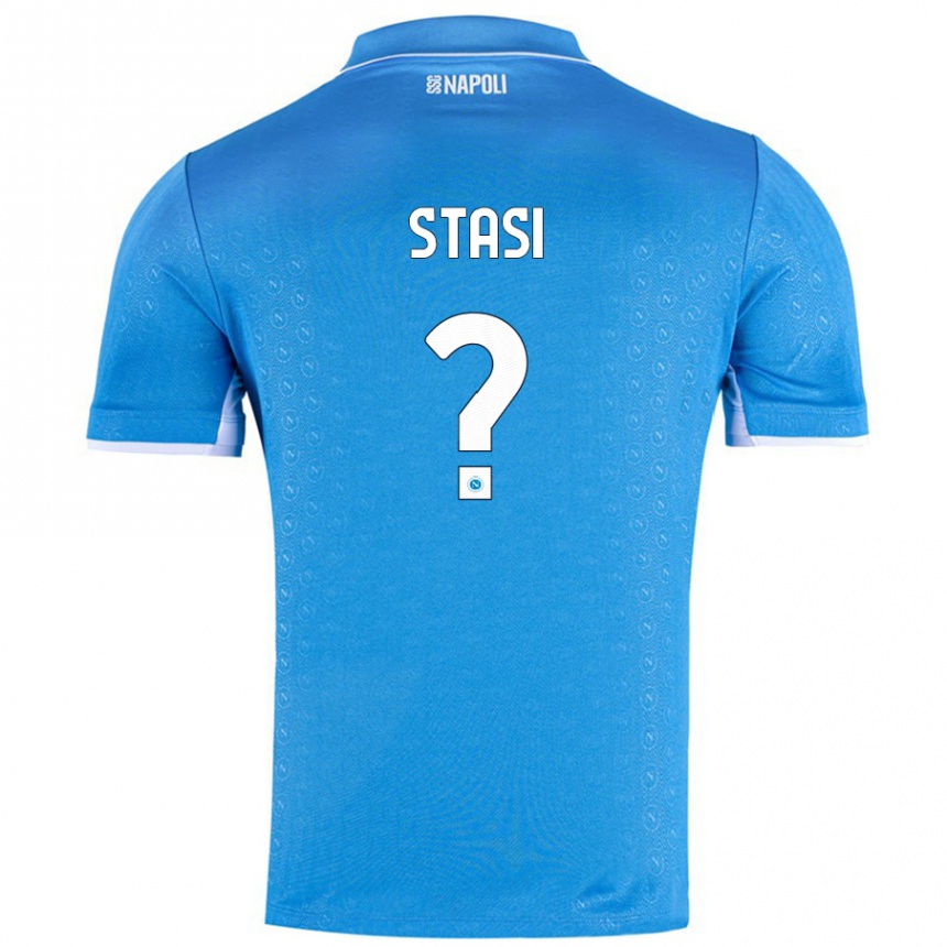 Enfant Football Maillot Pasquale Stasi #0 Bleu Ciel Tenues Domicile 2024/25 Canada