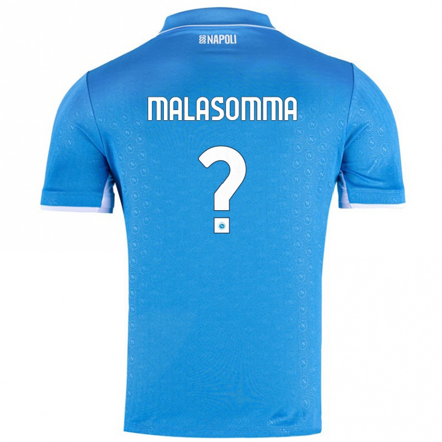 Enfant Football Maillot Matteo Malasomma #0 Bleu Ciel Tenues Domicile 2024/25 Canada