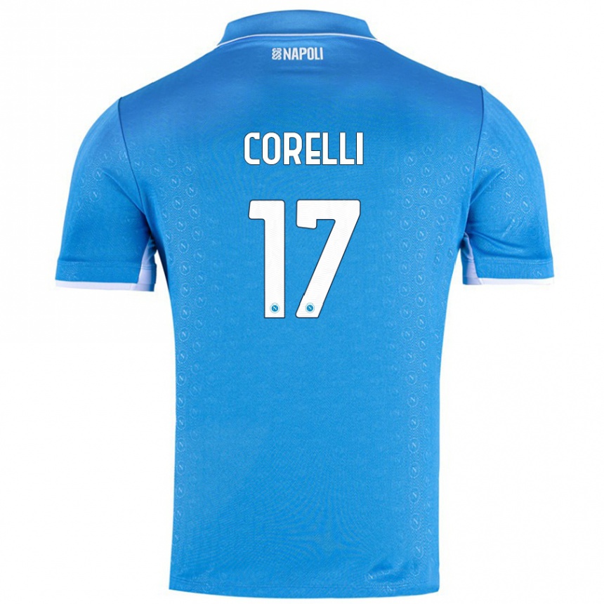 Enfant Football Maillot Alice Corelli #17 Bleu Ciel Tenues Domicile 2024/25 Canada