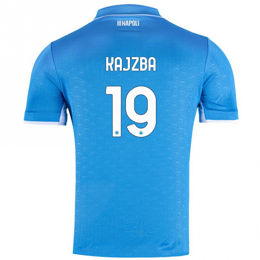 Enfant Football Maillot Nina Kajzba #19 Bleu Ciel Tenues Domicile 2024/25 Canada