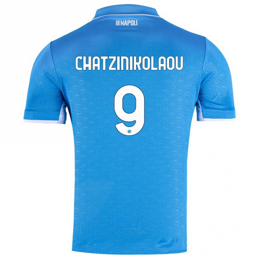 Enfant Football Maillot Despoina Chatzinikolaou #9 Bleu Ciel Tenues Domicile 2024/25 Canada