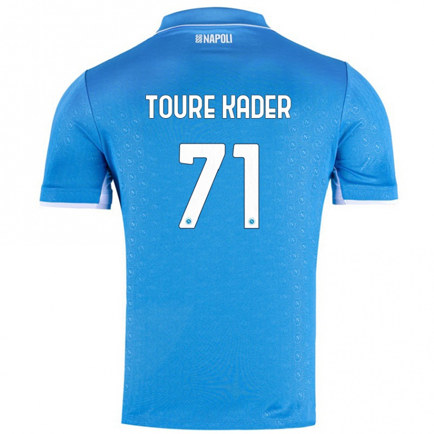 Enfant Football Maillot Aziz Toure Kader #71 Bleu Ciel Tenues Domicile 2024/25 Canada