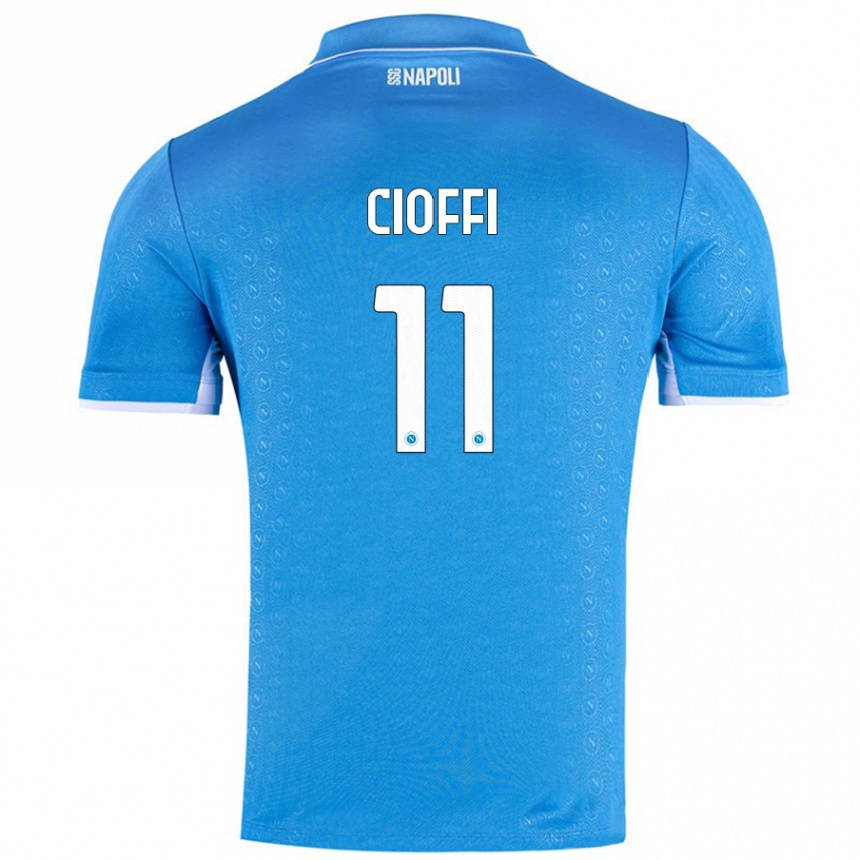 Enfant Football Maillot Antonio Cioffi #11 Bleu Ciel Tenues Domicile 2024/25 Canada