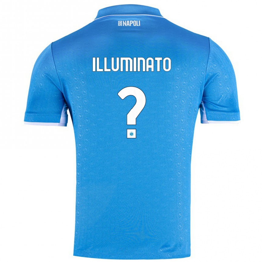 Kids Football Antonio Illuminato #0 Sky Blue Home Jersey 2024/25 T-Shirt Canada