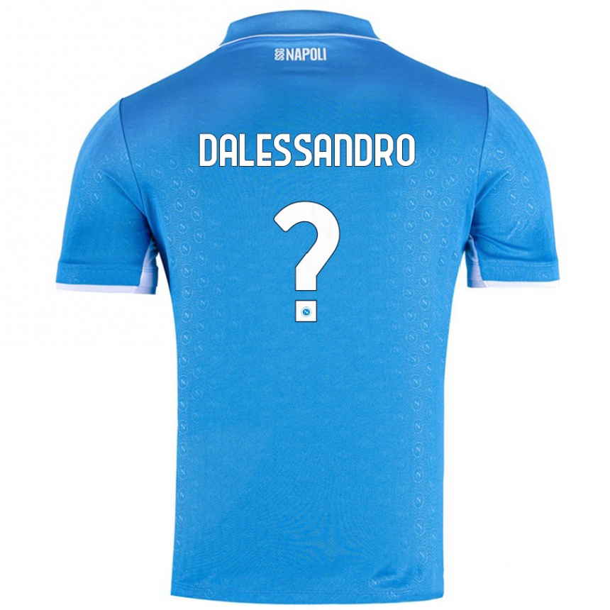 Enfant Football Maillot Nicola Dalessandro #0 Bleu Ciel Tenues Domicile 2024/25 Canada