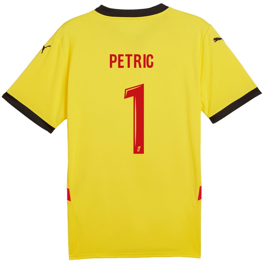 Kids Football Denis Petric #1 Yellow Red Home Jersey 2024/25 T-Shirt Canada