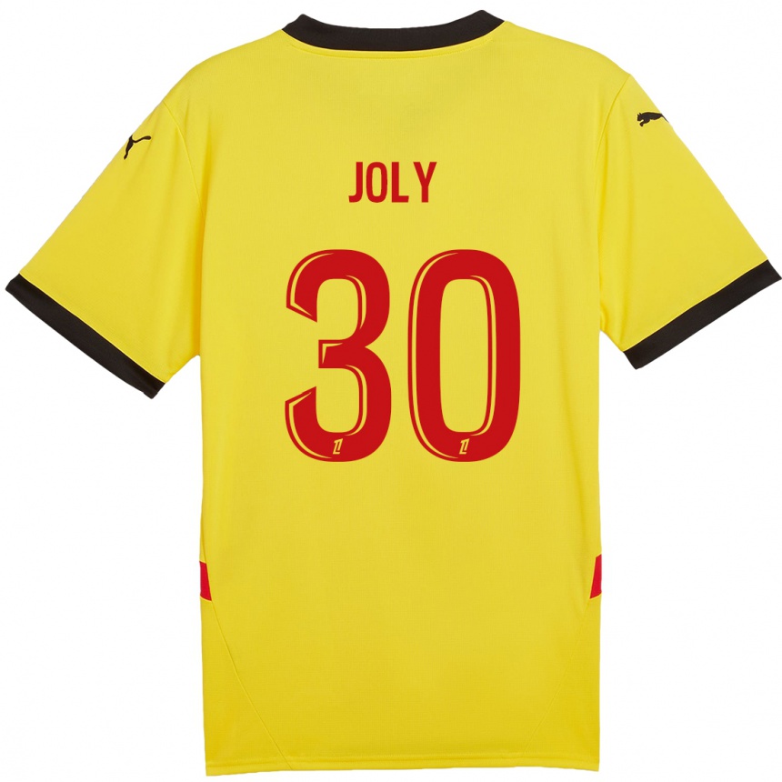 Enfant Football Maillot Blandine Joly #30 Jaune Rouge Tenues Domicile 2024/25 Canada