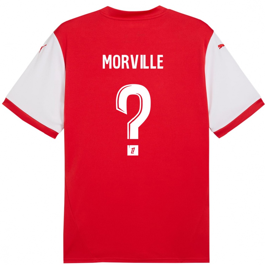 Enfant Football Maillot Matisse Morville #0 Rouge Blanc Tenues Domicile 2024/25 Canada