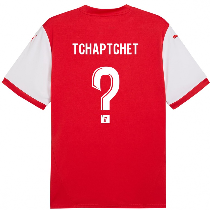 Enfant Football Maillot Arthur Tchaptchet #0 Rouge Blanc Tenues Domicile 2024/25 Canada