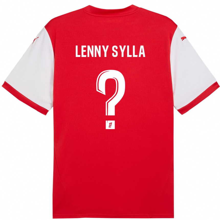 Enfant Football Maillot Lenny Sylla #0 Rouge Blanc Tenues Domicile 2024/25 Canada