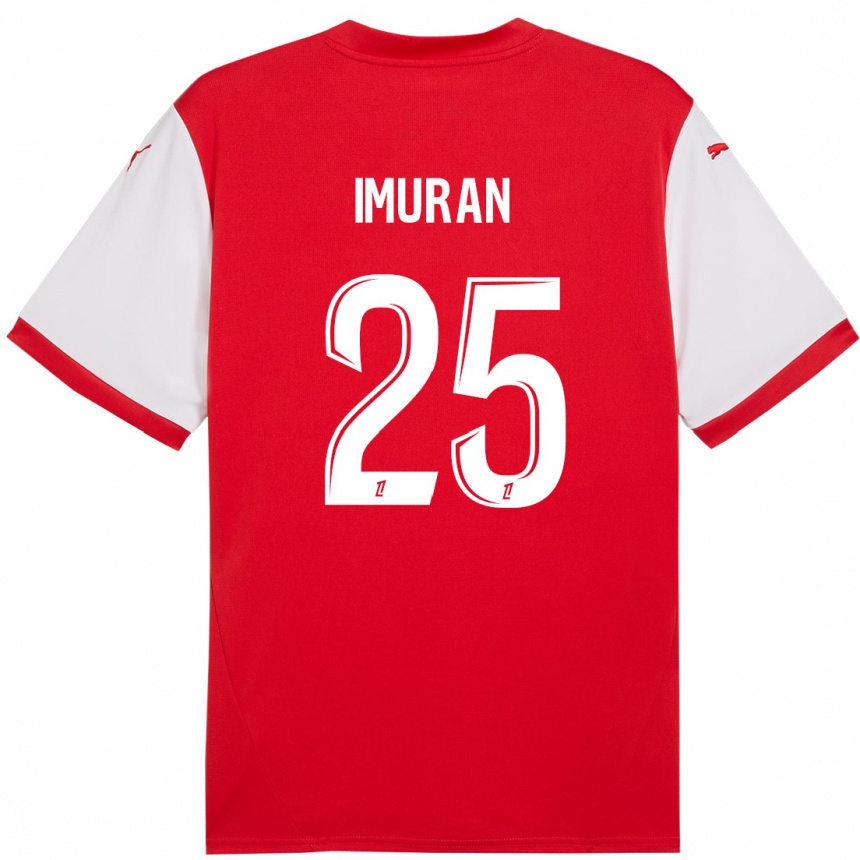 Enfant Football Maillot Rofiat Adenike Imuran #25 Rouge Blanc Tenues Domicile 2024/25 Canada