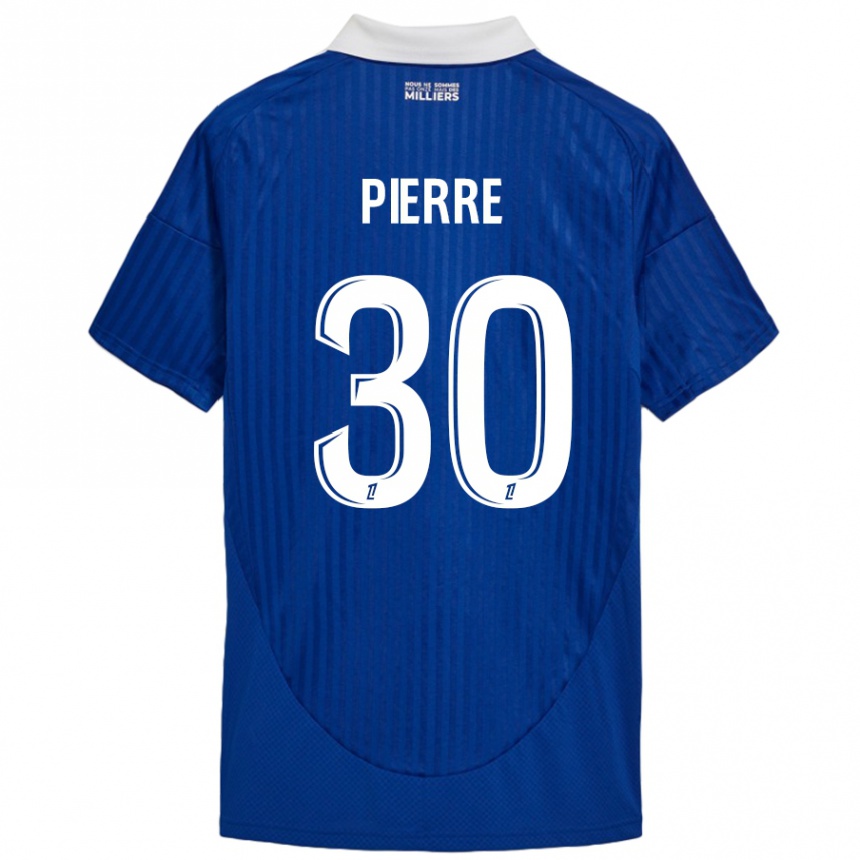 Enfant Football Maillot Alexandre Pierre #30 Bleu Blanc Tenues Domicile 2024/25 Canada