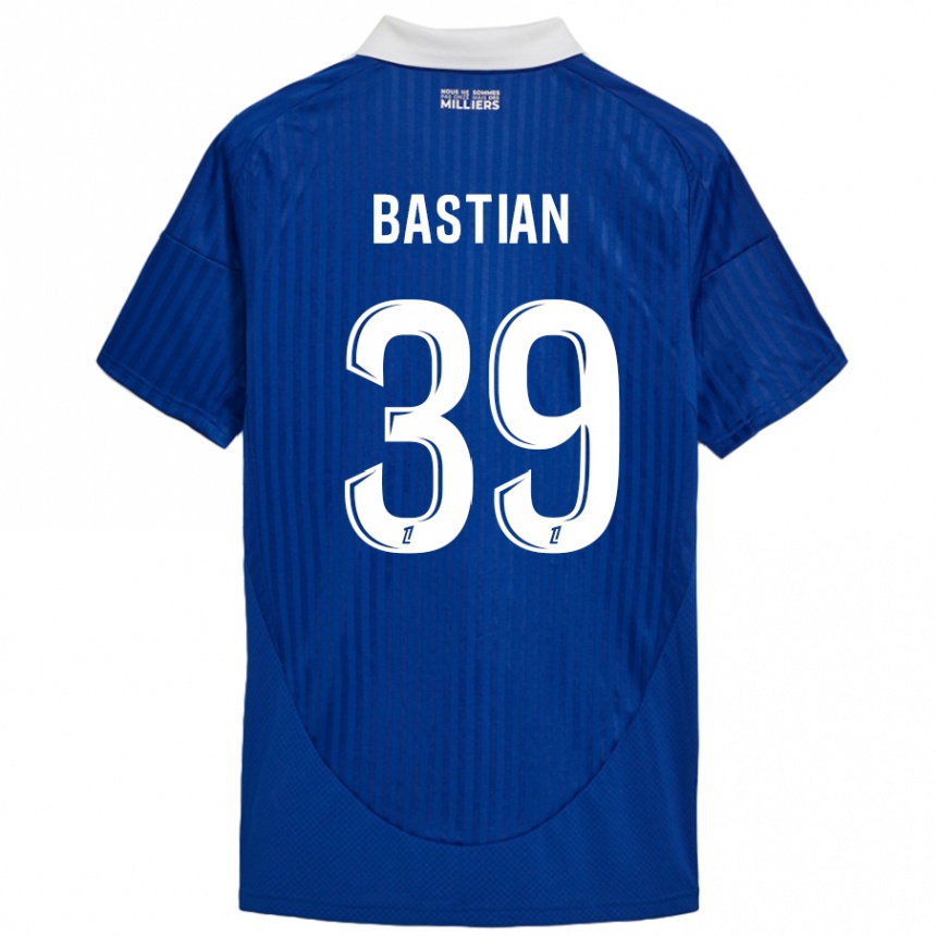 Enfant Football Maillot Maxime Bastian #39 Bleu Blanc Tenues Domicile 2024/25 Canada