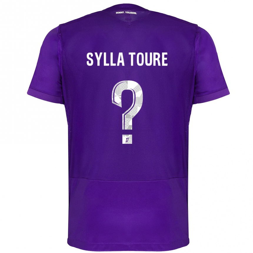 Enfant Football Maillot Ismael Sylla Touré #0 Violet Blanc Tenues Domicile 2024/25 Canada