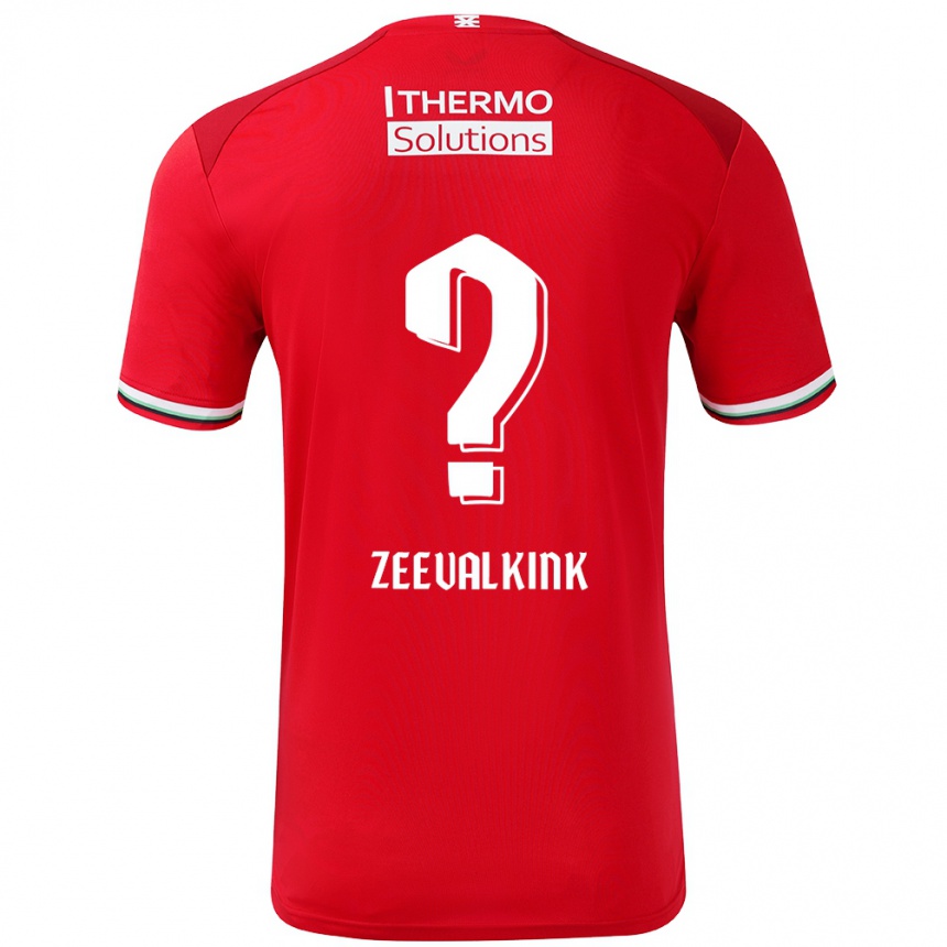 Kids Football Leco Zeevalkink #0 Red White Home Jersey 2024/25 T-Shirt Canada