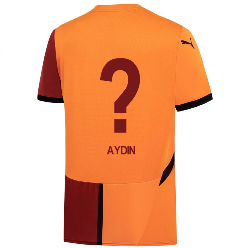 Enfant Football Maillot Eren Aydın #0 Jaune Rouge Tenues Domicile 2024/25 Canada