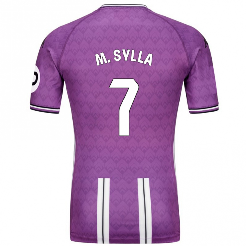 Kids Football Mamadou Sylla #7 Purple White Home Jersey 2024/25 T-Shirt Canada