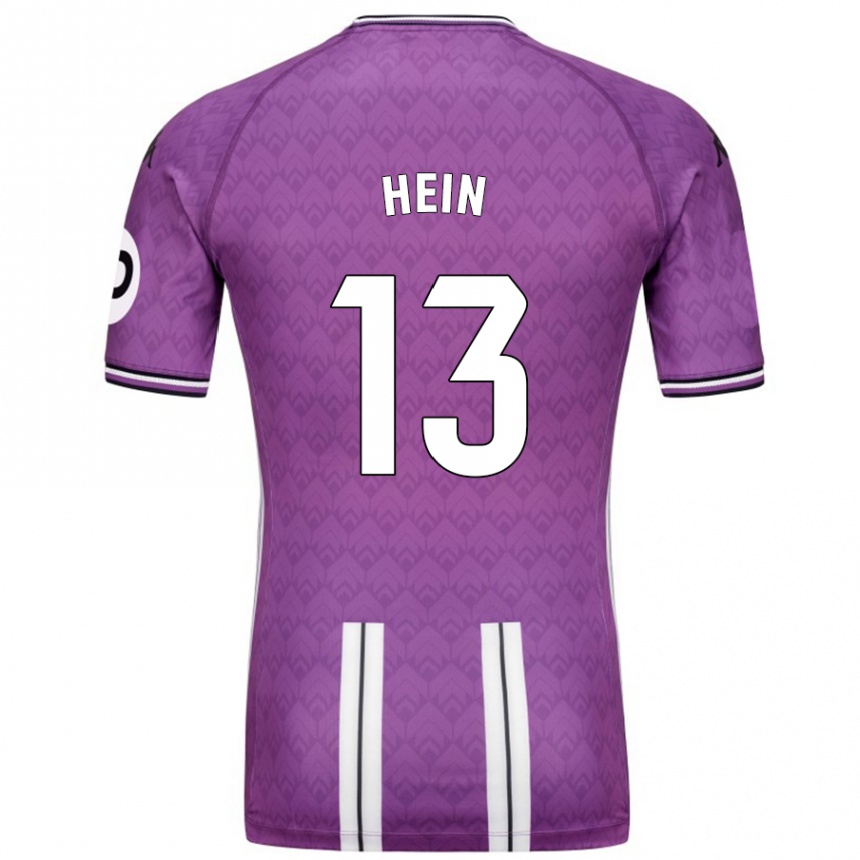 Enfant Football Maillot Karl Hein #13 Violet Blanc Tenues Domicile 2024/25 Canada