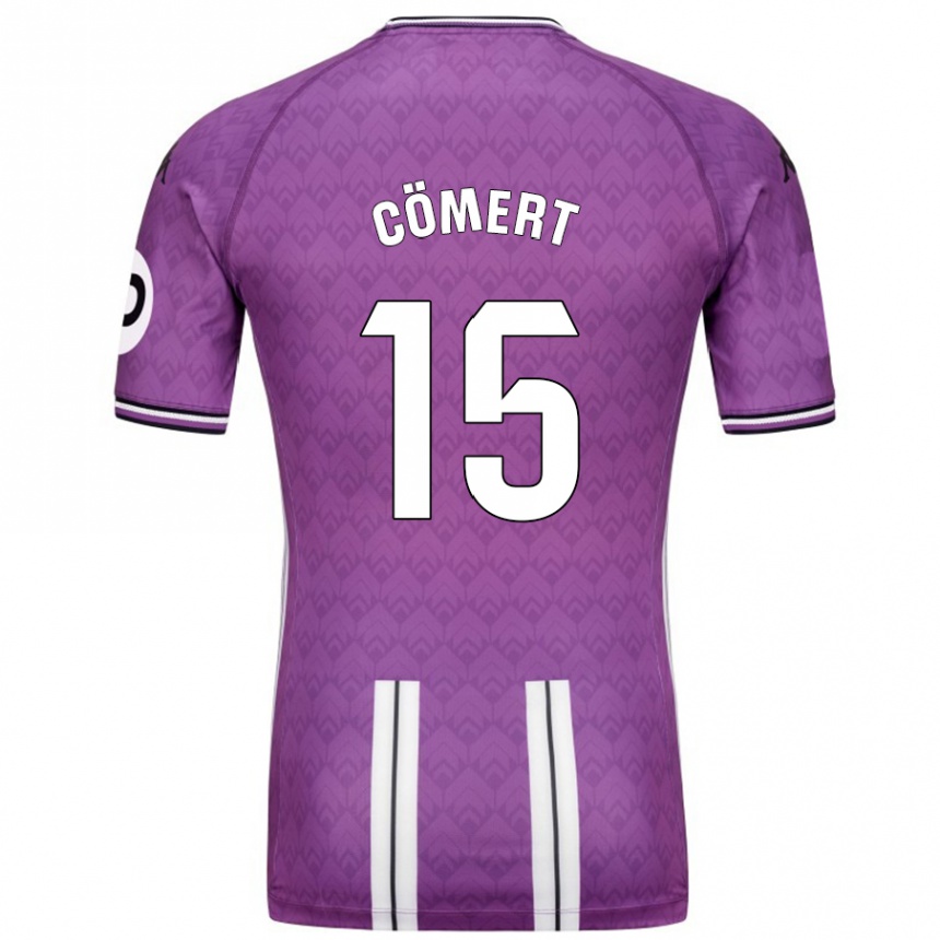 Kids Football Eray Cömert #15 Purple White Home Jersey 2024/25 T-Shirt Canada