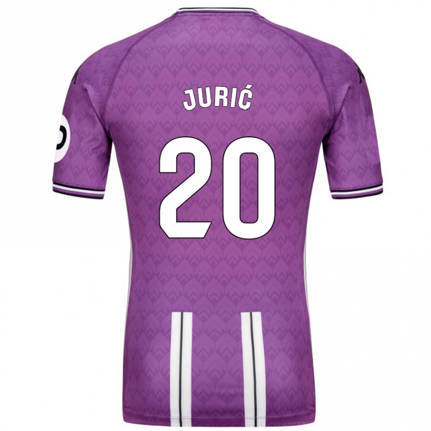 Enfant Football Maillot Stanko Juric #20 Violet Blanc Tenues Domicile 2024/25 Canada