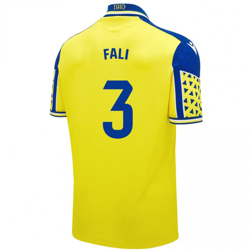 Kids Football Fali #3 Yellow Blue Home Jersey 2024/25 T-Shirt Canada