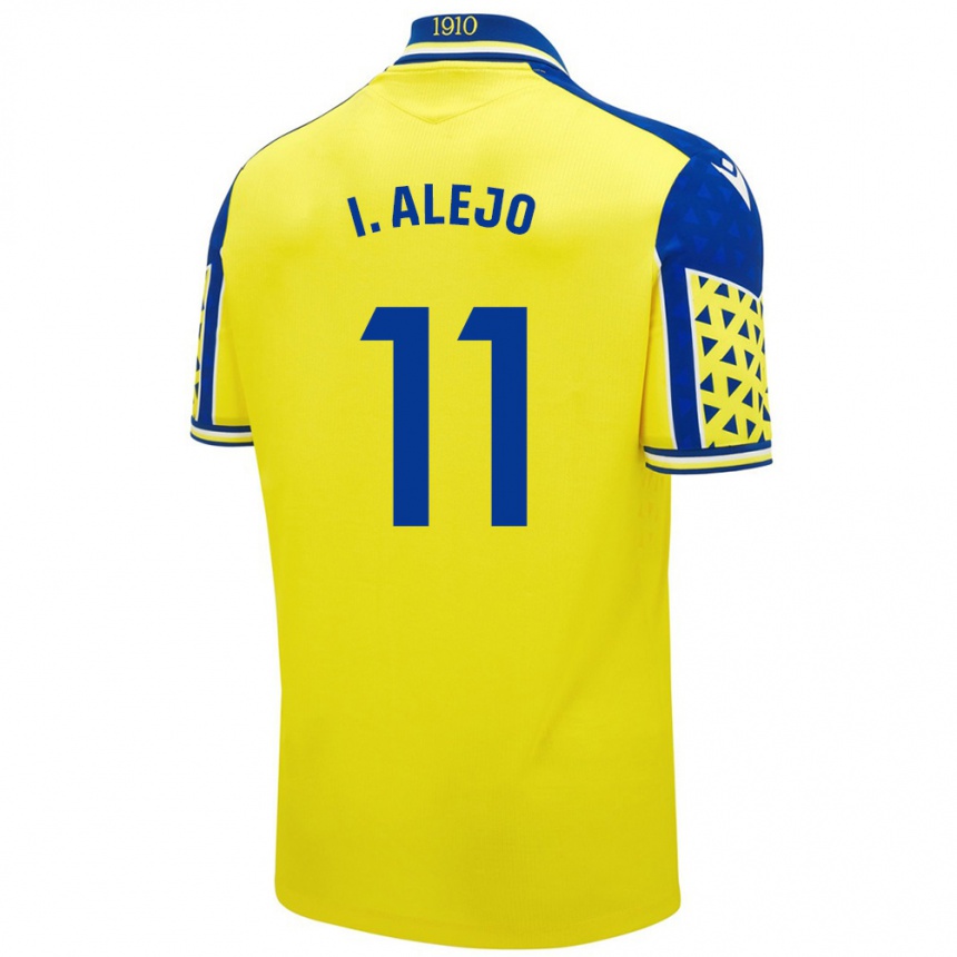 Enfant Football Maillot Iván Alejo #11 Jaune Bleu Tenues Domicile 2024/25 Canada