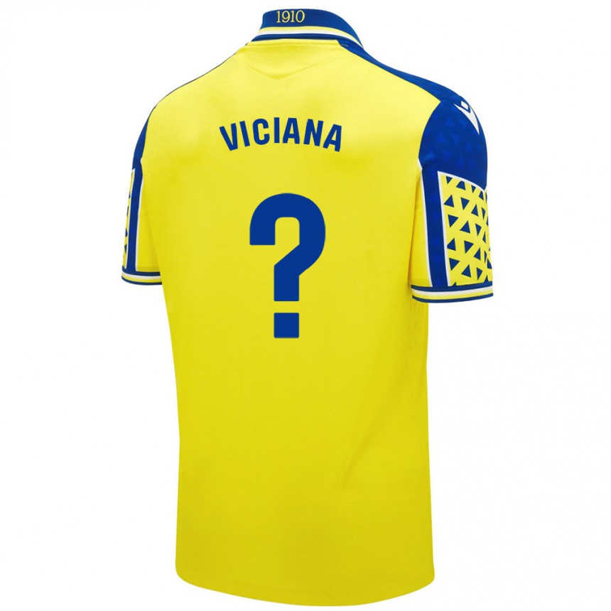 Enfant Football Maillot Marco Viciana #0 Jaune Bleu Tenues Domicile 2024/25 Canada