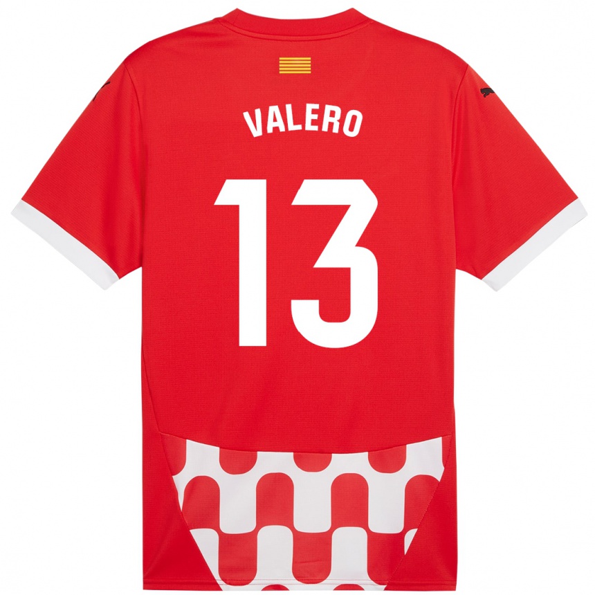 Enfant Football Maillot Eliana Valero #13 Rouge Blanc Tenues Domicile 2024/25 Canada